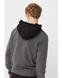 Мужской серый свитер с круглым вырезом от Mango Man