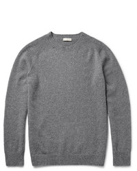 Мужской серый свитер с круглым вырезом от Margaret Howell