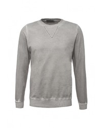 Мужской серый свитер с круглым вырезом от Massimiliano Bini