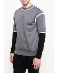 Мужской серый свитер с круглым вырезом от Max&amp;Jenny