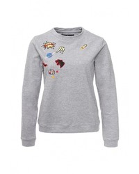 Женский серый свитер с круглым вырезом от Medicine