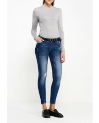 Женский серый свитер с круглым вырезом от Medicine