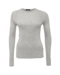 Женский серый свитер с круглым вырезом от Medicine
