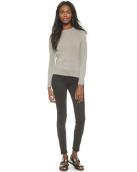 Женский серый свитер с круглым вырезом от Marc by Marc Jacobs