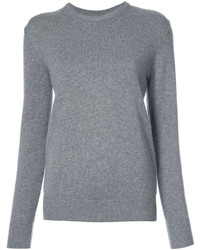 Женский серый свитер с круглым вырезом от Michael Kors
