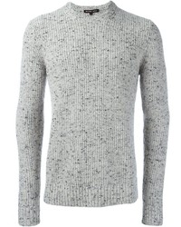 Мужской серый свитер с круглым вырезом от MICHAEL Michael Kors