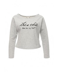 Женский серый свитер с круглым вырезом от Miss Selfridge