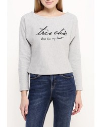 Женский серый свитер с круглым вырезом от Miss Selfridge