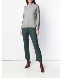 Женский серый свитер с круглым вырезом от Max Mara Studio