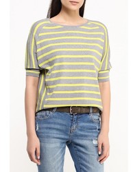 Женский серый свитер с круглым вырезом от Morgan