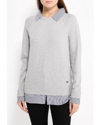 Женский серый свитер с круглым вырезом от Napapijri