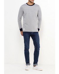 Мужской серый свитер с круглым вырезом от NATIVE YOUTH