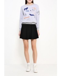 Женский серый свитер с круглым вырезом от Oeuvre