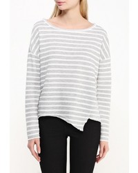 Женский серый свитер с круглым вырезом от Only