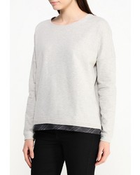 Женский серый свитер с круглым вырезом от Only