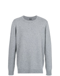 Мужской серый свитер с круглым вырезом от OSKLEN