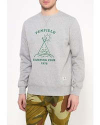 Мужской серый свитер с круглым вырезом от Penfield