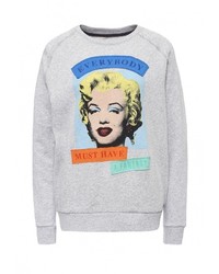 Женский серый свитер с круглым вырезом от Pepe Jeans