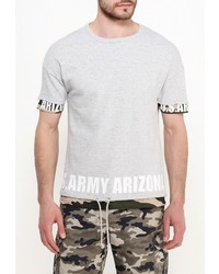 Мужской серый свитер с круглым вырезом от Piazza Italia