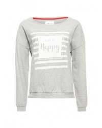 Женский серый свитер с круглым вырезом от Piazza Italia