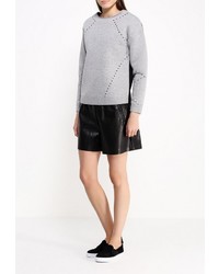 Женский серый свитер с круглым вырезом от Pinko