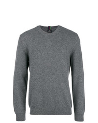 Мужской серый свитер с круглым вырезом от Ps By Paul Smith