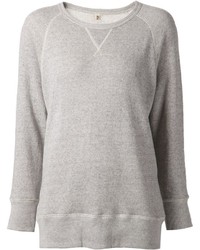 Женский серый свитер с круглым вырезом от R 13