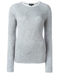 Женский серый свитер с круглым вырезом от Rag & Bone