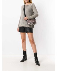 Женский серый свитер с круглым вырезом от Avant Toi