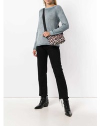 Женский серый свитер с круглым вырезом от Avant Toi