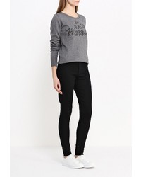 Женский серый свитер с круглым вырезом от Replay