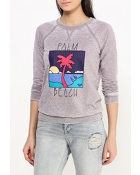 Женский серый свитер с круглым вырезом от Roxy