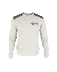 Мужской серый свитер с круглым вырезом от RPS