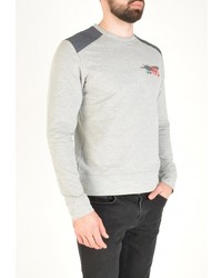 Мужской серый свитер с круглым вырезом от RPS