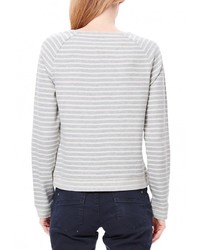 Женский серый свитер с круглым вырезом от s.Oliver