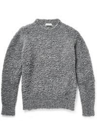 Мужской серый свитер с круглым вырезом от Sandro