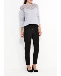 Женский серый свитер с круглым вырезом от Sela