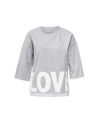 Женский серый свитер с круглым вырезом от Sense