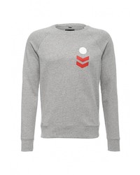 Мужской серый свитер с круглым вырезом от Sisley