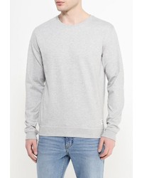 Мужской серый свитер с круглым вырезом от Solid