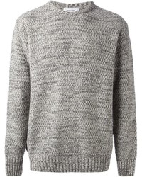 Мужской серый свитер с круглым вырезом от Soulland
