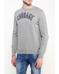 Мужской серый свитер с круглым вырезом от SPRINGFIELD