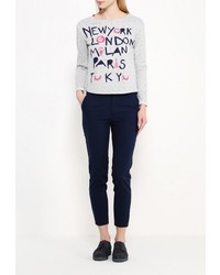 Женский серый свитер с круглым вырезом от SPRINGFIELD