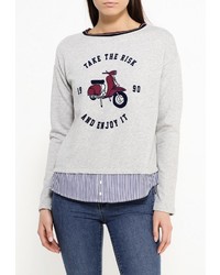 Женский серый свитер с круглым вырезом от SPRINGFIELD