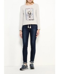 Женский серый свитер с круглым вырезом от SPRINGFIELD