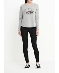 Женский серый свитер с круглым вырезом от SPRINGFIELD