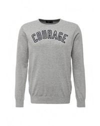 Мужской серый свитер с круглым вырезом от SPRINGFIELD