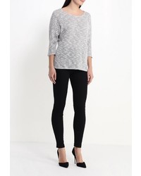 Женский серый свитер с круглым вырезом от Stella