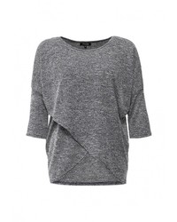 Женский серый свитер с круглым вырезом от Stella