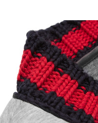 Мужской серый свитер с круглым вырезом от Gucci